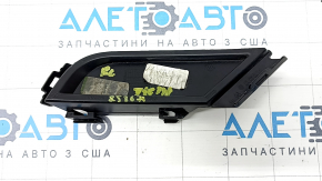Left front bumper lower grille cap VW Tiguan 18-21, gloss black, R-Line, crack in mount, sand