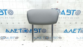 Rear center headrest for Audi A4 B9 20-25, gray leather