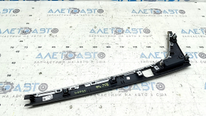 Audi A4 B9 17-25 center console trim panel in natural gray wood, scratches