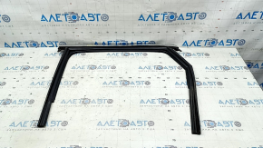 Glass seal with molding rear left Audi A4 B9 17-25 chrome
