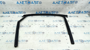Glass seal with molding rear left Audi A4 B9 17-25 chrome