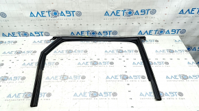 Glass seal with molding rear right Audi A4 B9 17-25 chrome