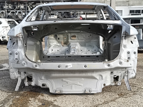 Rear panel for VW Jetta 19-24, 2 parts, on the body, silver