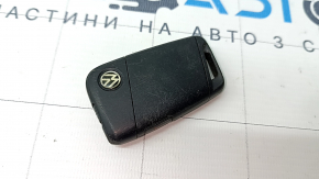 VW Tiguan 18-20 keyless 5-button key, type 2, worn, scratched