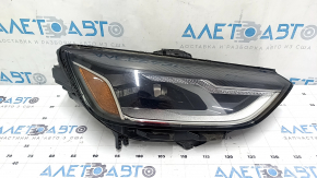 Right front headlight assembly for Audi A4 B9 20-25 LED without LED DRL, sand