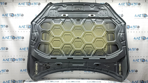 Volvo XC90 16-23 aluminum hood, graphite 714, dents