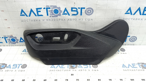 Isofix tie-down pad for the rear seats of the 2nd row of the VW Tiguan 18-24, black