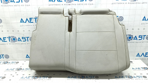 Rear seat cushion, 2nd row, left, VW Tiguan 18-21, gray leather, perforated, wrinkled, dry cleanable
