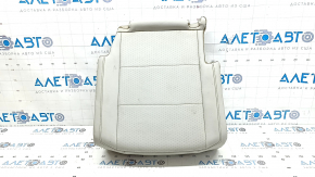 Rear seat cushion, 2nd row, right, VW Tiguan 18-21, gray leather, perforated, dry-cleanable