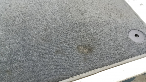 Front right floor mat for Audi A4 B9 17-19, cloth, gray, dry-cleanable