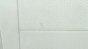 Rear seat cushion, 2nd row, right, VW Tiguan 18-21, gray leather, perforated, dry-cleanable