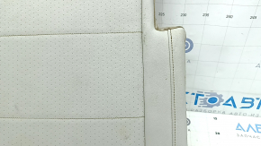 Rear seat cushion, 2nd row, right, VW Tiguan 18-21, gray leather, perforated, dry-cleanable