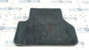 Rear left interior mat for Audi A4 B9 20-25, cloth, gray, dry-cleanable