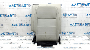 Rear seats, 2nd row, left, VW Tiguan 18-21, gray leather, perforated, dry-cleanable