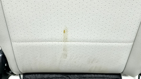 Rear seats, 2nd row, left, VW Tiguan 18-21, gray leather, perforated, dry-cleanable