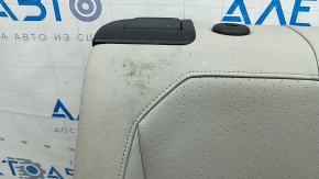Rear seats, 2nd row, left, VW Tiguan 18-21, gray leather, perforated, dry-cleanable