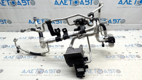 Kia EV6 22-24 AWD A/C system cooler assembly with valves and pipes