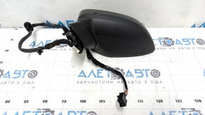 Left side mirror assembly for Audi A4 B9 20-25, 13 pins, graphite, turn signal, heated, auto-dimming, memory, BSM, scratches
