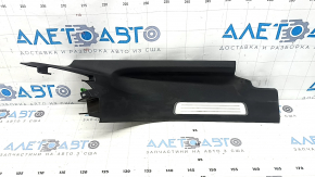 Rear right inner door sill plate for Volvo XC90 16-18 with backlight, black, scratches