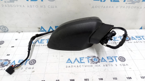 Right side mirror assembly for Audi A4 B9 20-25, 13 pins, graphite, turn signal, heated, auto-dimming, memory, BSM, scratches