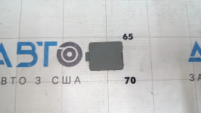 Rear left center console mounting cap for Audi A4 B9 17-25 gray