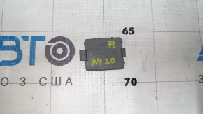 Rear left center console mounting cap for Audi A4 B9 17-25 gray