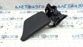 Volvo XC90 16-24 center console armrest, black leather, scratches on plastic