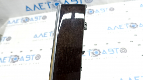 Left front panel trim for Volvo XC90 16-23, wood-like, glossy, backlit, scratches