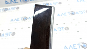 Left front panel trim for Volvo XC90 16-23, wood-like, glossy, backlit, scratches