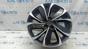Wheel rim R19 x 7J ET45 Mazda CX-5 22-25 black with chrome, type 2, light curb