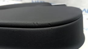 Door trim panel rear left Volvo XC90 16-23 black leather, wood insert, without curtain, scratches, tears