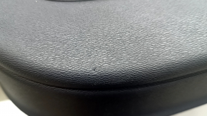 Volvo XC90 16-22 front right door panel, black leather, wood insert, black leather armrest, illuminated, with central locking button, dent, bump, scratches