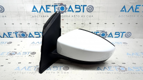 Left side mirror assembly for Ford Escape MK3 17-19, 3-pin rest, white YZ