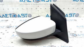 Right side mirror assembly for Ford Escape MK3 17-19, 3-pin, white YZ