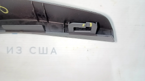 Ford Escape MK3 17-19 center console trim without cup holders, black, cracks in fasteners, chrome defect