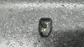 The front bumper absorber of the Volvo XC90 16-23 is broken and dented.