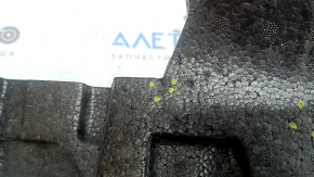 The front bumper absorber of the Volvo XC90 16-23 is broken and dented.