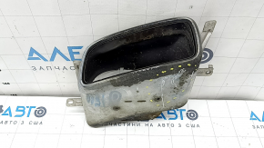 Left muffler tip for Volvo XC90 16-21 on the bumper, chrome, dented