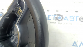 Volvo XC90 16-23 black leather steering wheel, no heating or paddle shifters, scratches