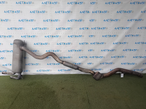 Exhaust line middle section BMW F30 17-18 AWD B46 with barrel, with damper and catalytic converter