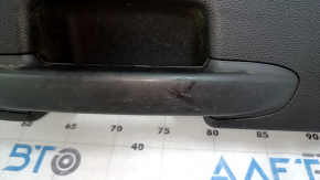 Lower tailgate trim for Ford Escape MK3 2017-2019, black, with handle, scratches, broken fasteners