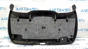 Lower tailgate trim for Ford Escape MK3 2017-2019, black, with handle, scratches, broken fasteners