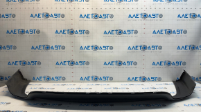 Rear bumper lip Ford Fusion mk5 13-18 for 2 pipes SIGNEDA