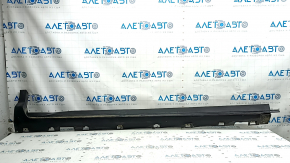 Right side sill for Ford Escape MK3 2017-2019, rest structure, scratches, broken fasteners, broken fasteners, pinched, crack in fastener, non-factory hole