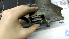 Right side sill for Ford Escape MK3 2017-2019, rest structure, scratches, broken fasteners, broken fasteners, pinched, crack in fastener, non-factory hole