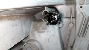 Headlight front left Toyota Highlander 08-10 bare hybrid halogen, for polishing