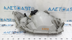 Headlight front left Toyota Highlander 08-10 bare hybrid halogen, for polishing