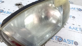 Headlight front left Toyota Highlander 08-10 bare hybrid halogen, for polishing