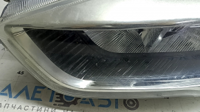 Left front headlight for Ford Escape MK3 17-19, halogen, light, with bracket, sand-finished, for polishing