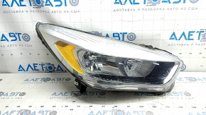 Ford Escape MK3 17-19 right front headlight, halogen, light, scratches, polishable, sand